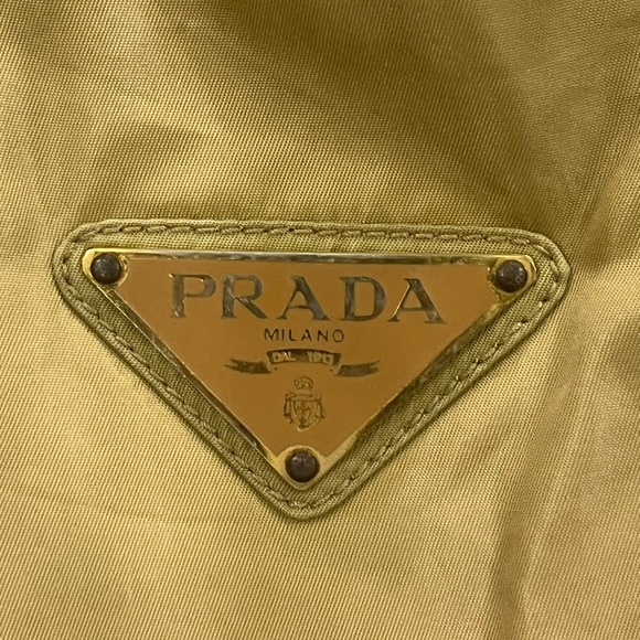 Prada Brown Tessuto Catena Quilted Nylon Shoulder Bag - Picture 6 of 16